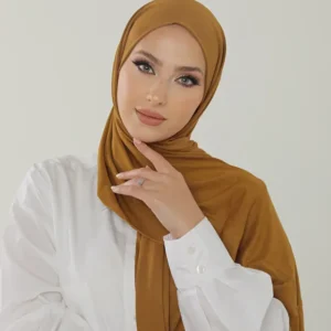 Hijab - Stretch Jersey - Beige - Image 3