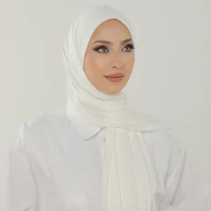 Hijab - Stretch Jersey - Cremevit - Image 3