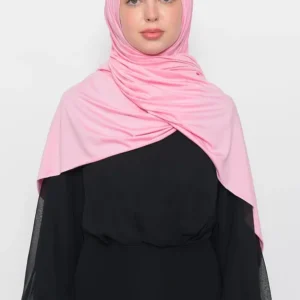 Hijab - Stretch Jersey - Pink - Image 1