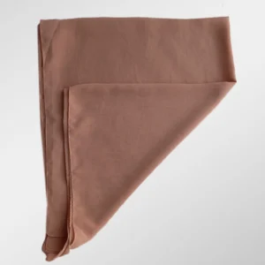 Crepe Chiffong Hijab - Brun -Färgkod 11 - Image 5