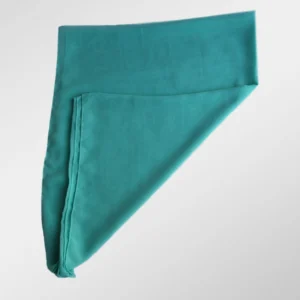 Crepe Chiffong Hijab - Turkos - Färgkod 16 - Image 5