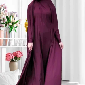 Abaya Jilbab - Lila - Image 3