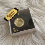 Svart radband med högkvalitativa pärlor och sammetbok Elegant Ramadanpresent för bön och reflektion Symbolisk gåva för andakt under Ramadan och Eid