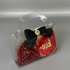 Ramadanpresent med elegant radband och sammetbok Bön- och reflektionspresent för Ramadan och Eid Symbolisk gåva med radband för andakt