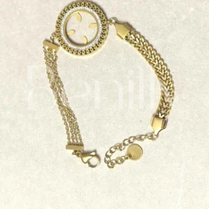 Fin Armband I rostfritt Stål - Guld - Image 3