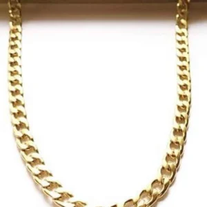 Pansarlänk Halsband  Rostfritt stål - Guld - Image 5
