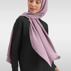 Jazz sjal Hijab - Gammal Rosa - Image 4
