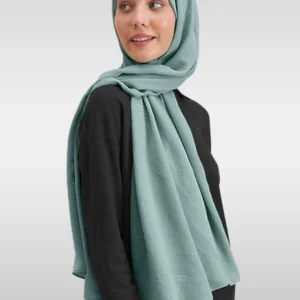 Jazz sjal Hijab - Mörk grön - Image 3