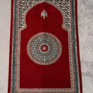 Lyxig kvalitet bönematta - Röd - Image 1