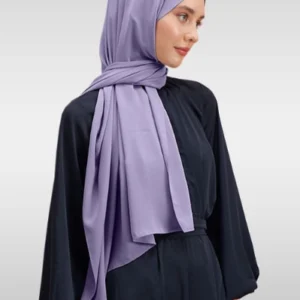 Medina Silk Hijab - Lila -färgkod 26 - Image 4