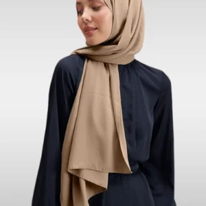 Medina Silk Hijab - Kakao Brun - Färgkod 31 - Image 3