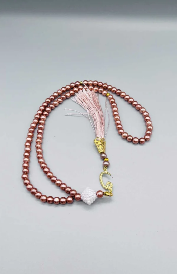 Radband för Tesbih med högkvalitativa pärlor Elegant radband för Ramadan och Eid Traditionellt tesbih-radband med turkiskt hantverk