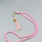 Exklusivt radband för tesbih med eleganta pärlor Radband för dhikr i klassisk turkisk design Stilfullt tesbih-radband – perfekt gåva för Ramadan eller Eid