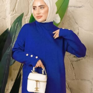 Stickat Set - Blå - Image 2