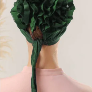 Underslöja med spets och extra volym - Grön - Image 3