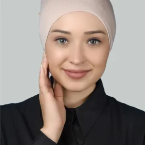 Öppen-huv underslöja bomull - Beige - Image 4