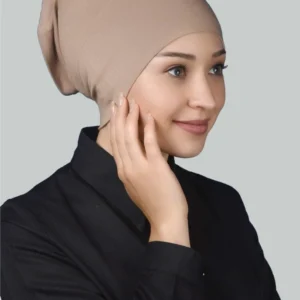 Öppen-huv underslöja- Beige - Image 4