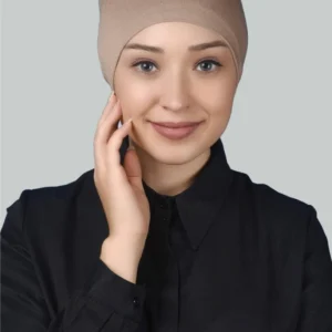 Öppen-huv underslöja- Beige - Image 3