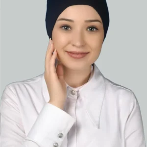 Öppen-huv underslöja bomull - Svart - Image 4