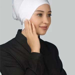 Öppen-huv underslöja bomull - Vit - Image 1