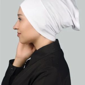 Öppen-huv underslöja bomull - Vit - Image 2