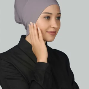 Öppen-huv underslöja bomull - Grå - Image 1