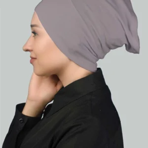 Öppen-huv underslöja bomull - Grå - Image 3