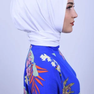 Instant one piece hijab - Vit - Image 4