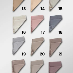 Medina Silk Hijab - Kräm -Färgkod 16 - Image 5