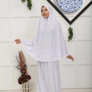 Tvådelade-set bönekläder för kvinnor - Blå - Image 3