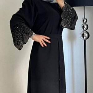 Broderad Ärm - Abaya - Image 3