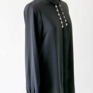 Diamantbroderad Tunika - Svart - Image 3