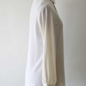 Diamantbroderad Tunika - Crèmevit - Image 4