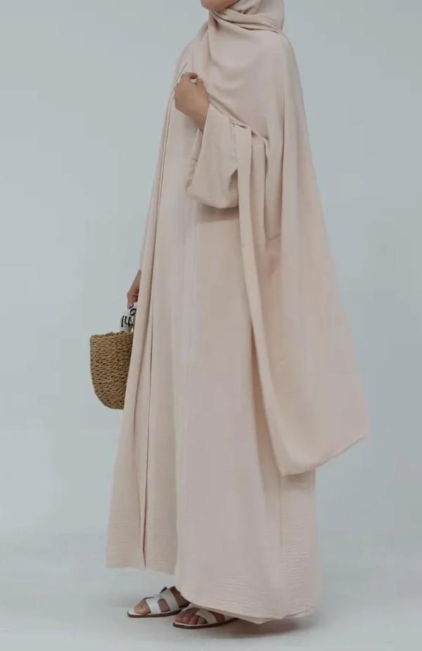 Benilly-Klanning-Och-Abaya-Set-Beige-2.webp