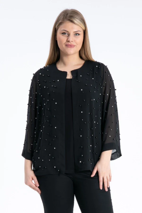 Benilly-Plus-sized-chiffon-Jacket-With-Pearls-1.webp