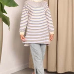 Tunika Sweatshirt - Randig