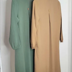 Lång Tunika Med Fickor - Beige - Image 6