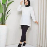Tunika Sweatshirt - Vit