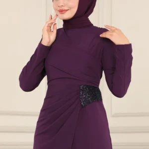 Långärmad Festklänning - Plus Size - Image 2