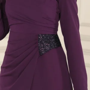 Långärmad Festklänning - Plus Size - Image 4