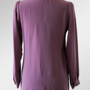 Lång Kråsblus I Mjukt Och Hållbart Tyg - Lila - Image 6