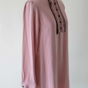 Lång Kråsblus I Mjukt Och Hållbart Tyg - Rosa - Image 3