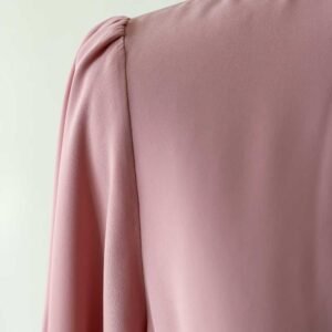 Lång Kråsblus I Mjukt Och Hållbart Tyg - Rosa - Image 7