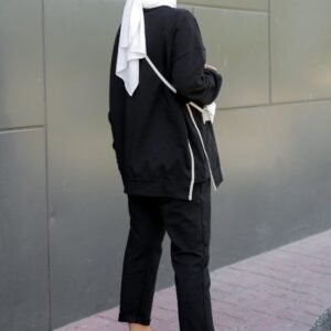 Minimalistisk Tracksuit - svart - Image 3