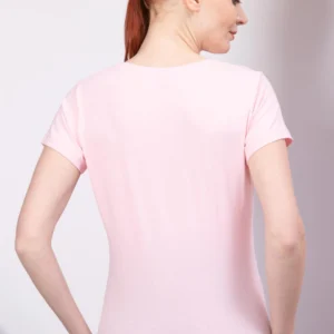 Sovande babyflicka gravid T-shirt - Rosa - Image 6
