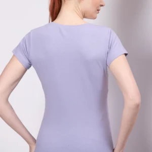 Sovande babyflicka gravid T-shirt - Lila - Image 6