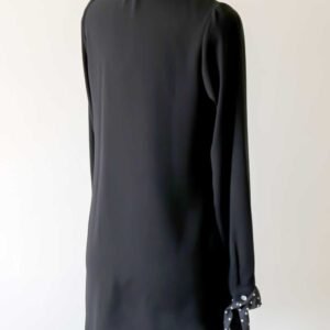 Tunika Med Prickigt Knytband - Svart - Image 5