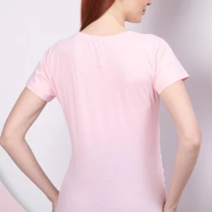 Bebis i svepning gravid T-shirt Rosa - Image 4